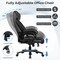 Costway Big and Tall Office Chair 500lbs with 6-Point Massage Wide Seat & Padded Armrests